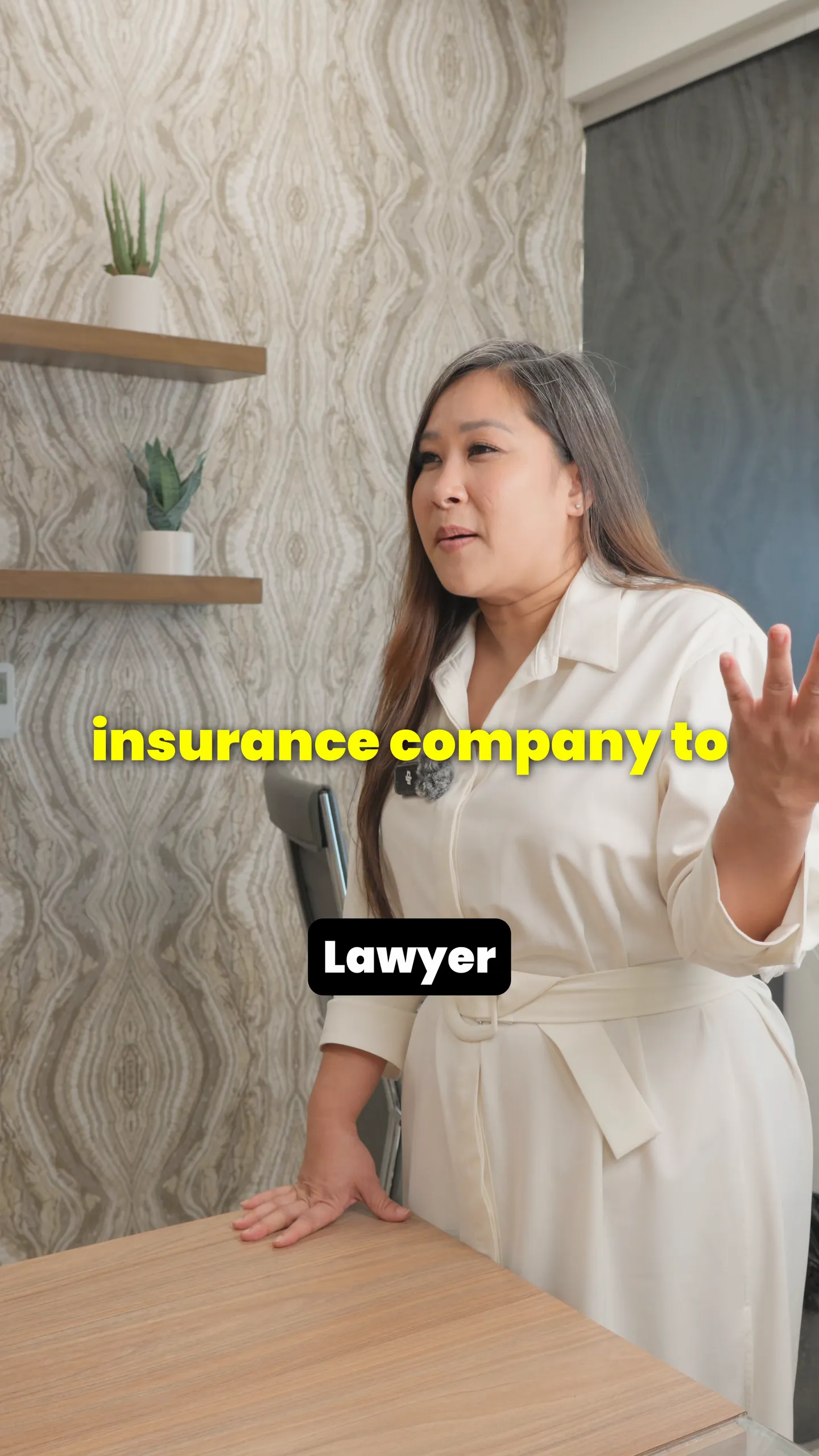 A Zero Context skit, an attorney playing the lawyer